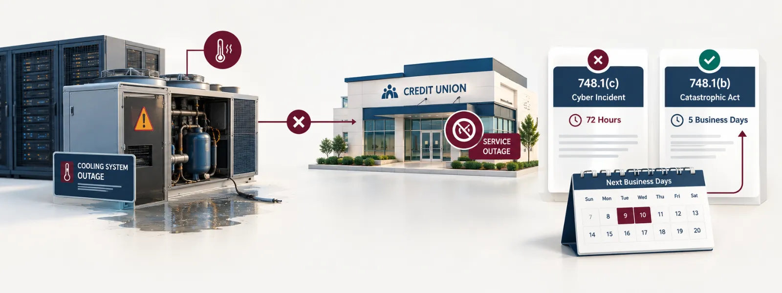 Your Core Was Down Four Days and It Was Not a Cyber Incident. You May Still Owe NCUA a Report.