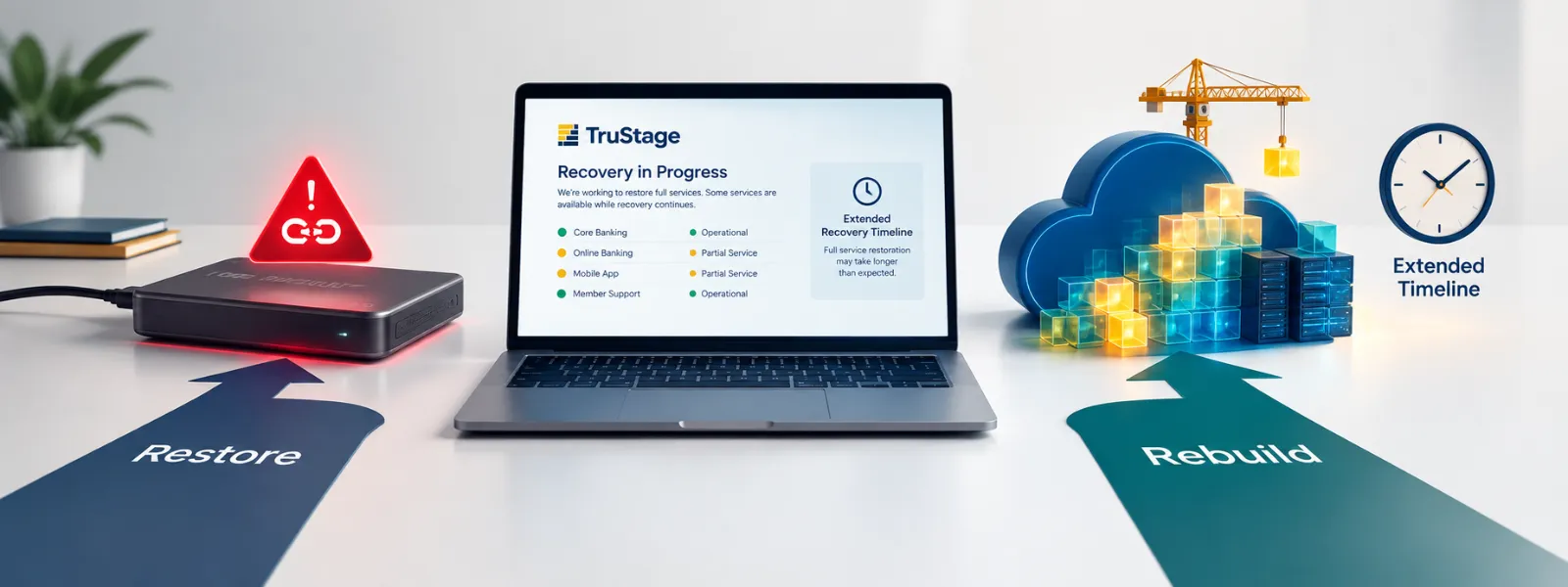 TruStage Rebuilt Rather Than Restored Because the Attackers Reached the Backups